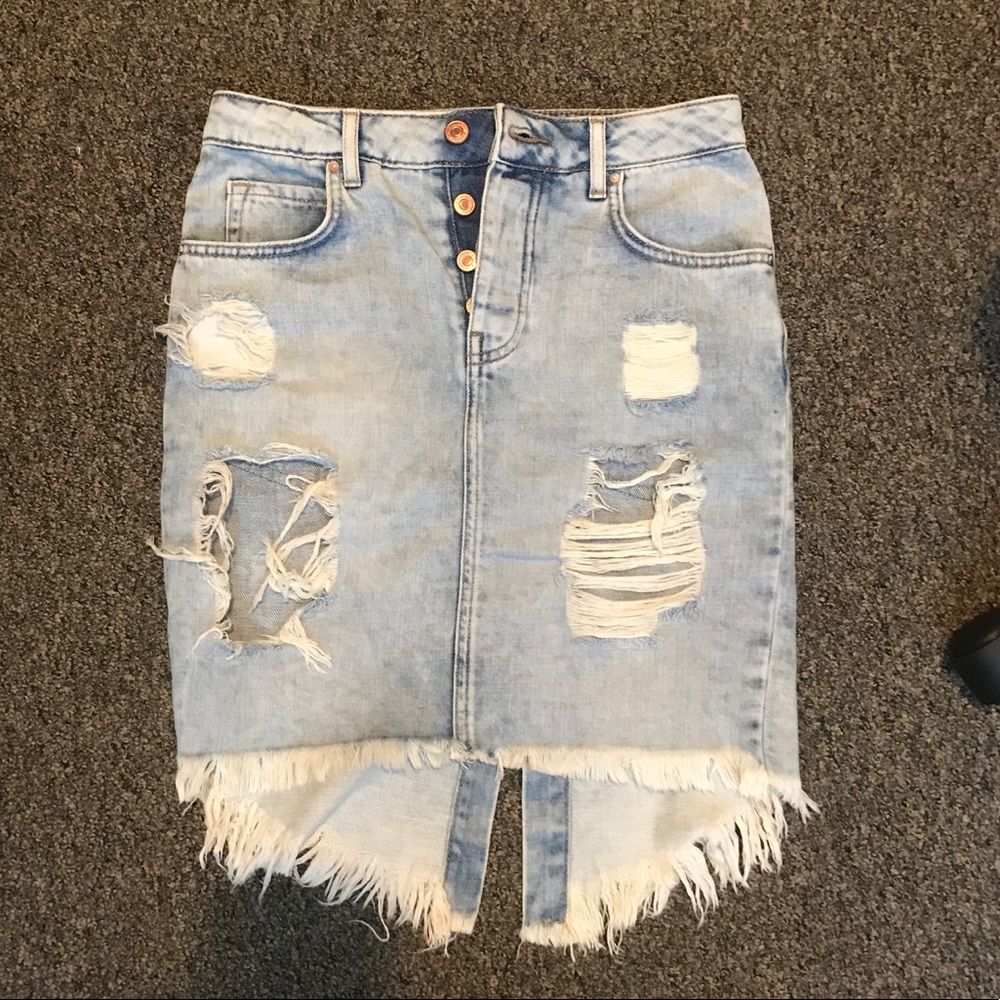 Forever 21 Jean Skirt